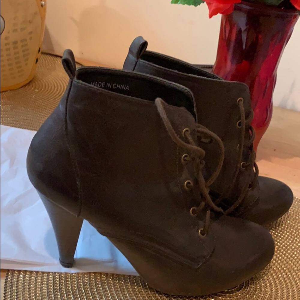 Forever 21 Brown Heel Boots